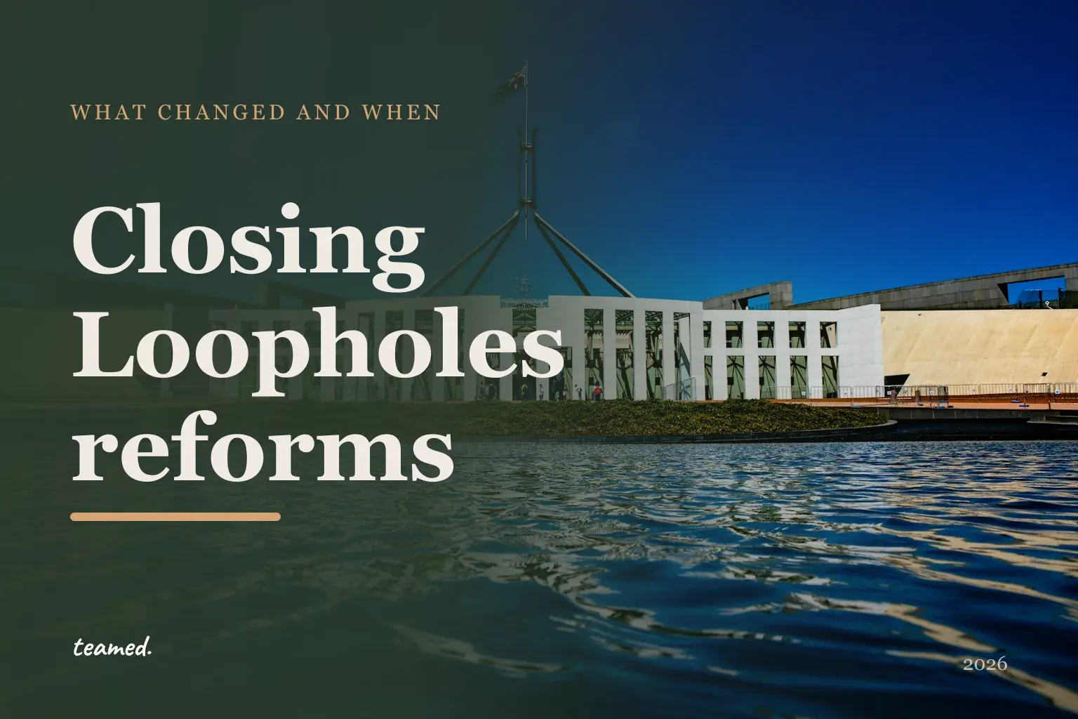Closing Loopholes: what changed in Australian employment law