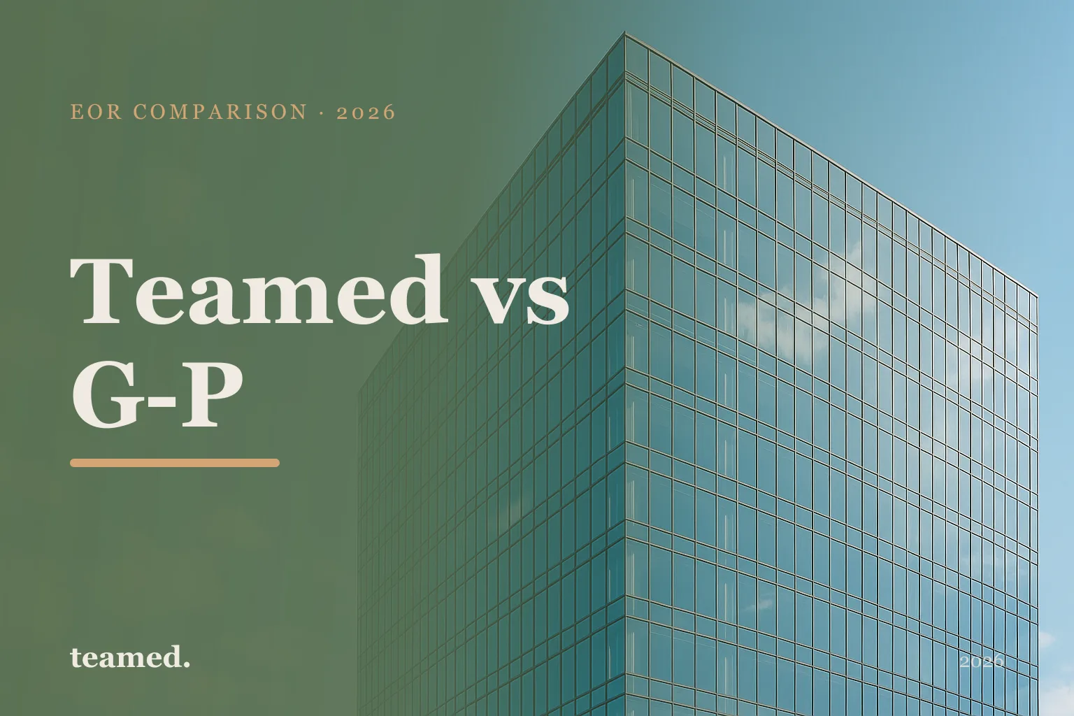 Editorial comparison of Teamed GEMO and Globalization Partners EOR on a parchment background.