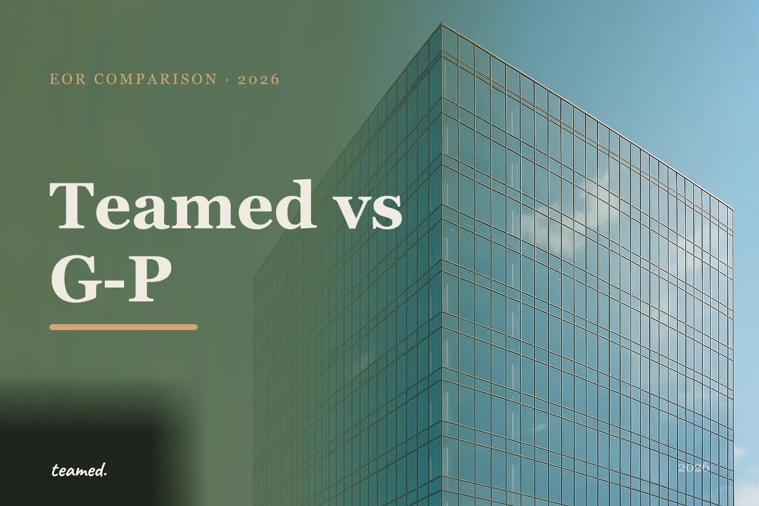 Editorial comparison of Teamed GEMO and Globalization Partners EOR on a parchment background.