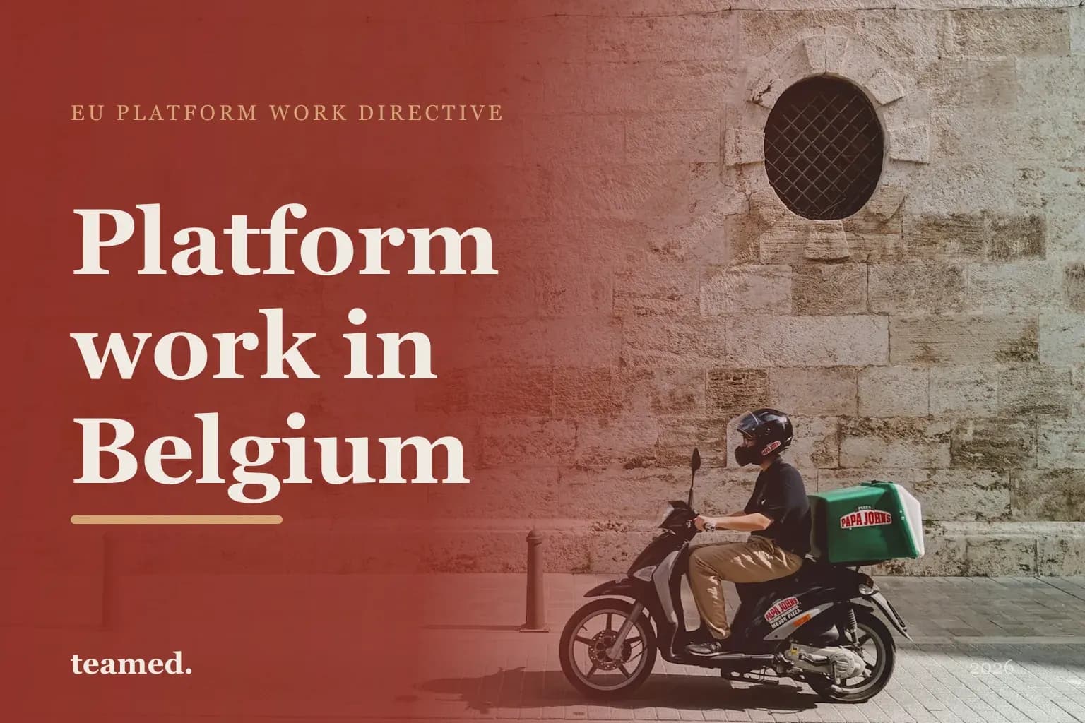 Platform work in Belgium