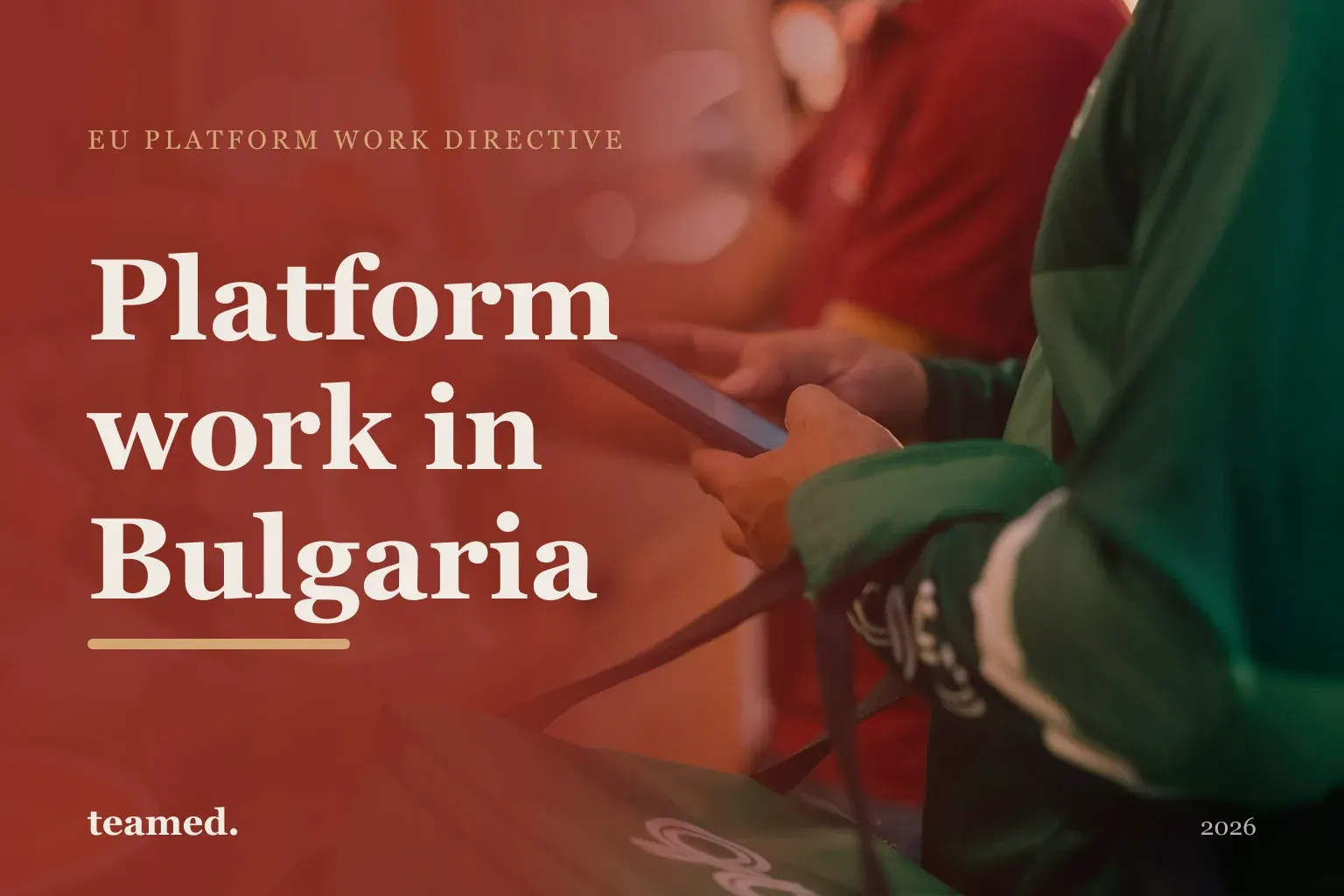 Platform work in Bulgaria