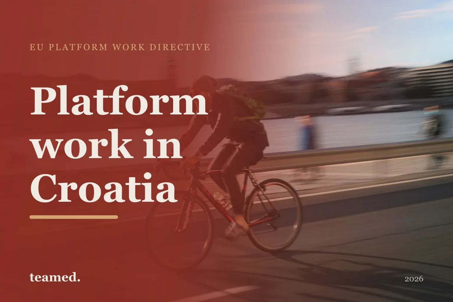 Platform work in Croatia