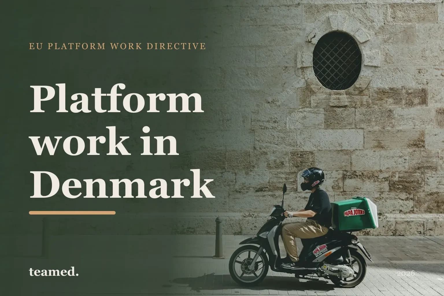 Platform work in Denmark