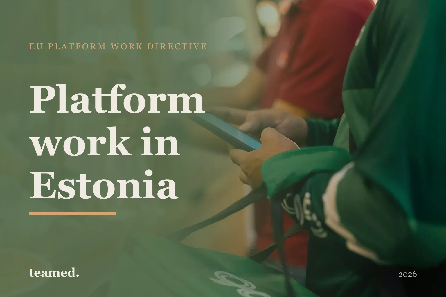 Platform work in Estonia