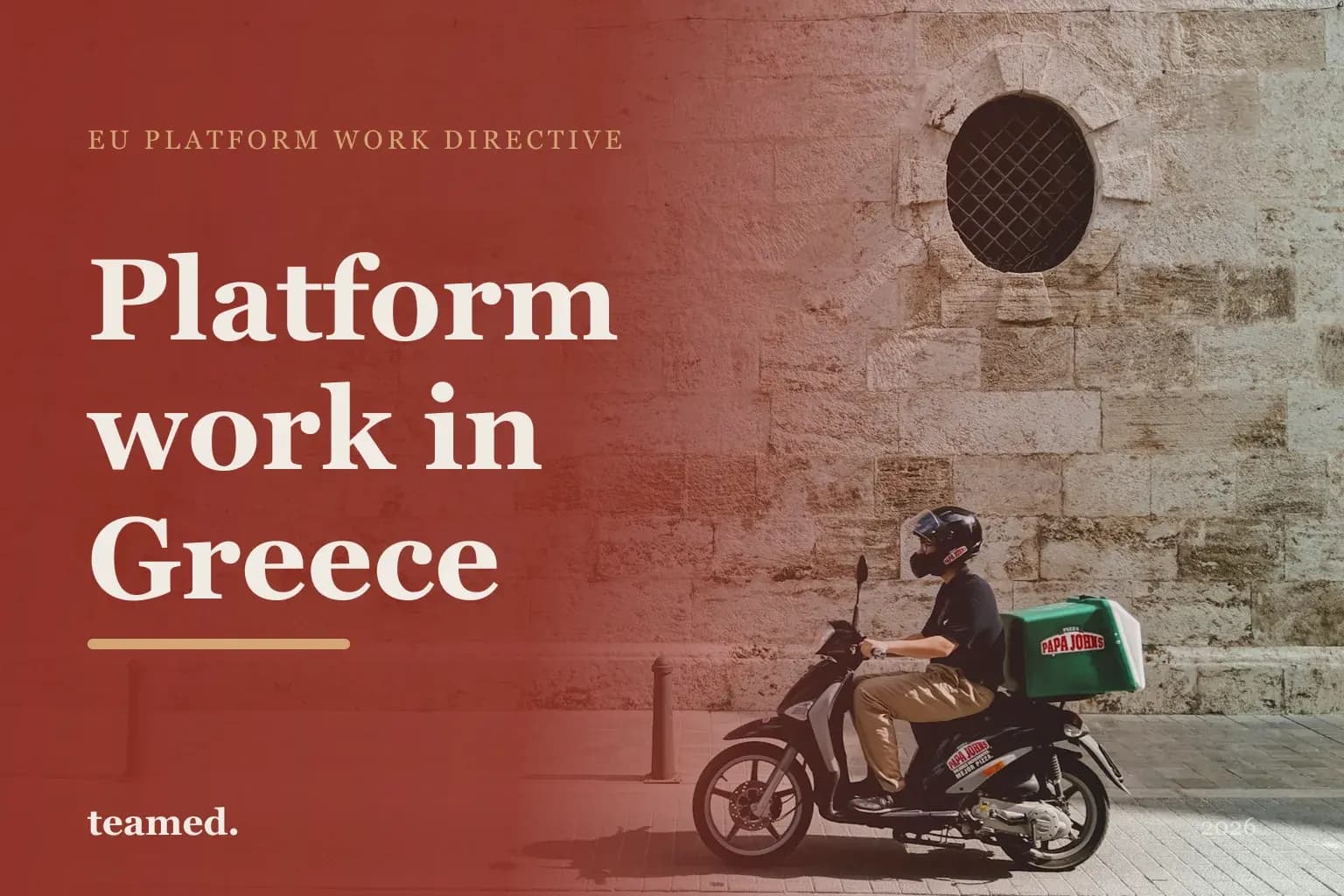 Platform work in Greece