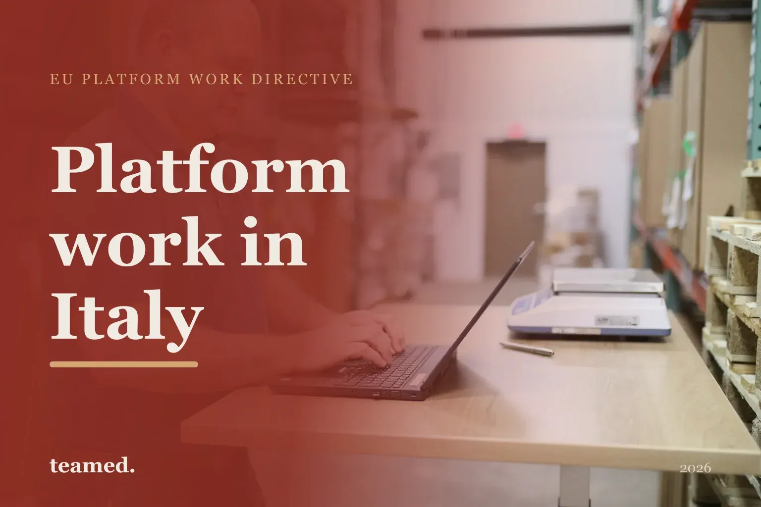 Platform work in Italy