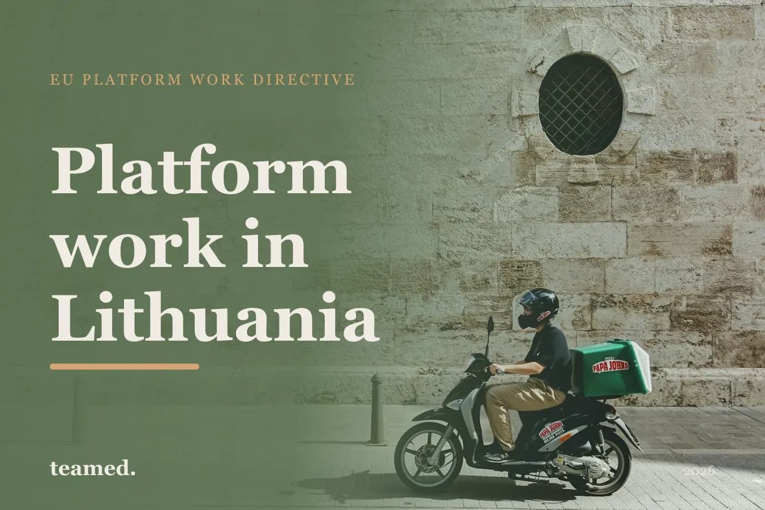 Platform work in Lithuania