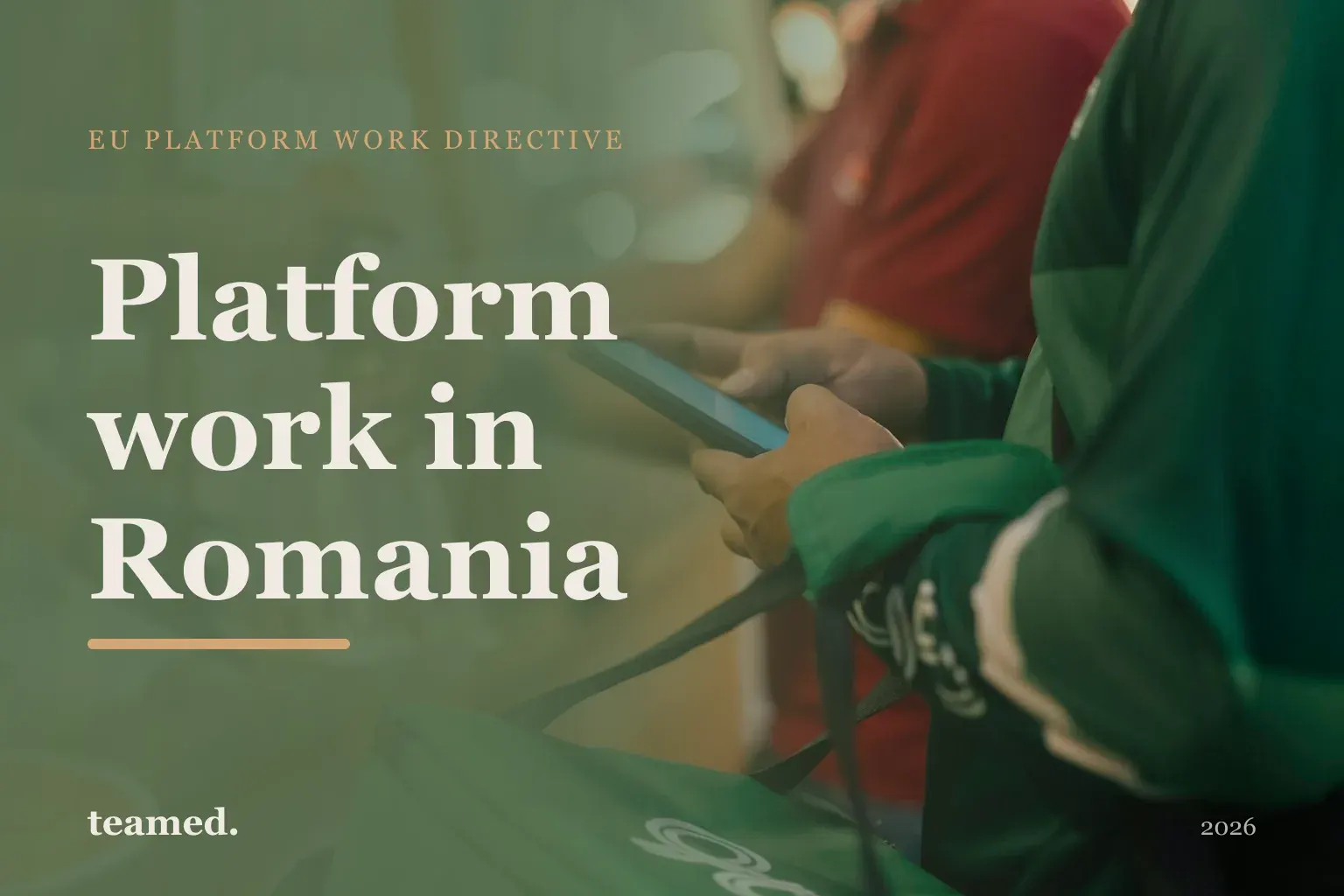 Platform work in Romania