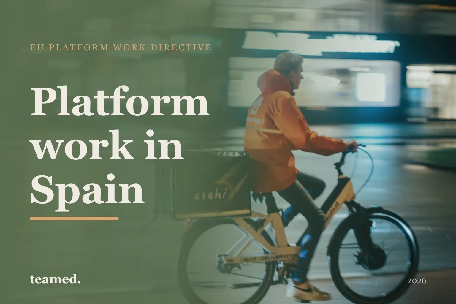 Platform work in Spain