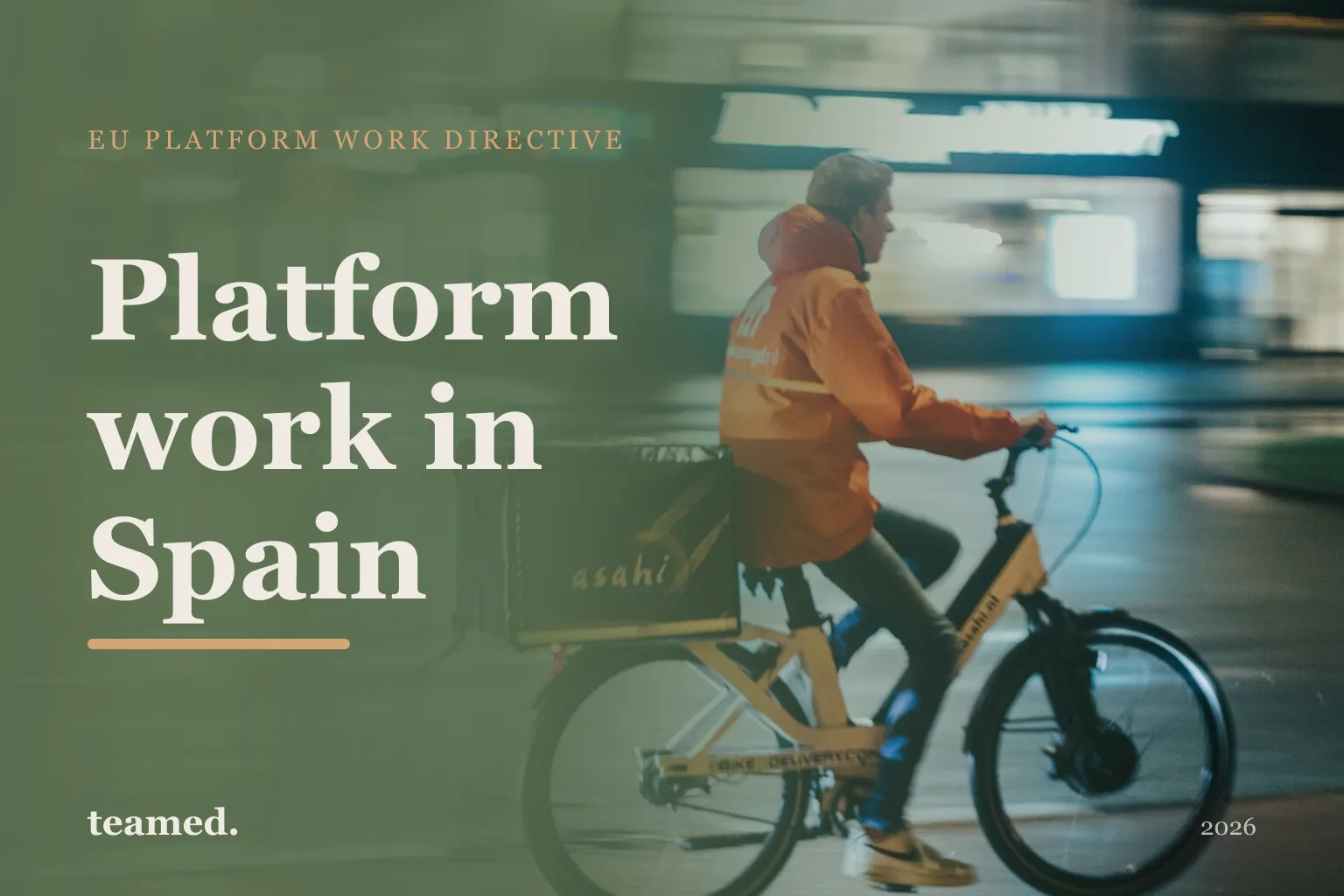 Platform work in Spain