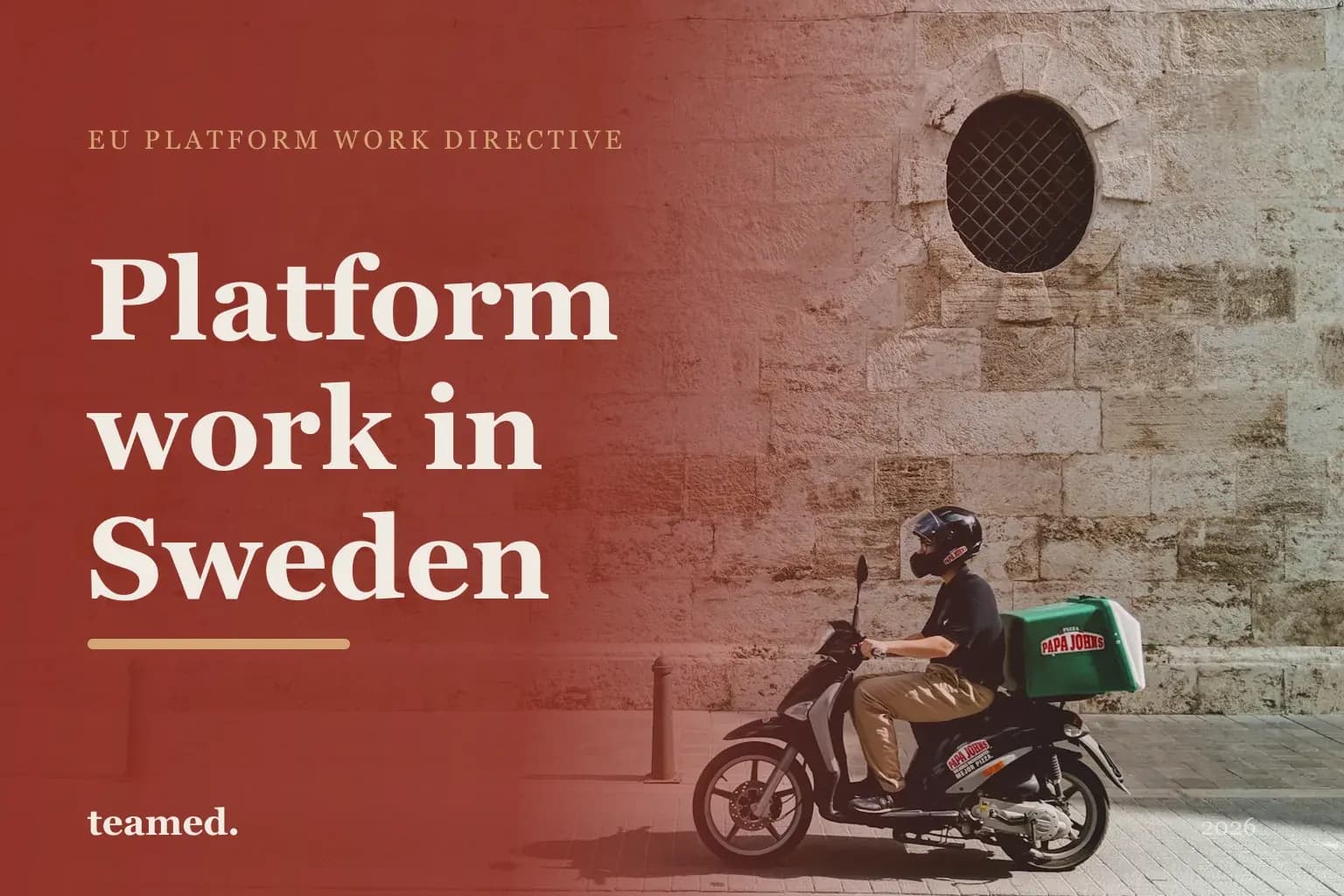 Platform work in Sweden