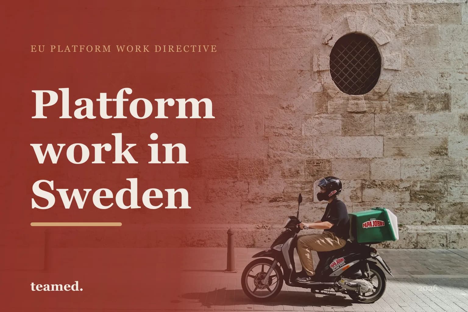 Platform work in Sweden