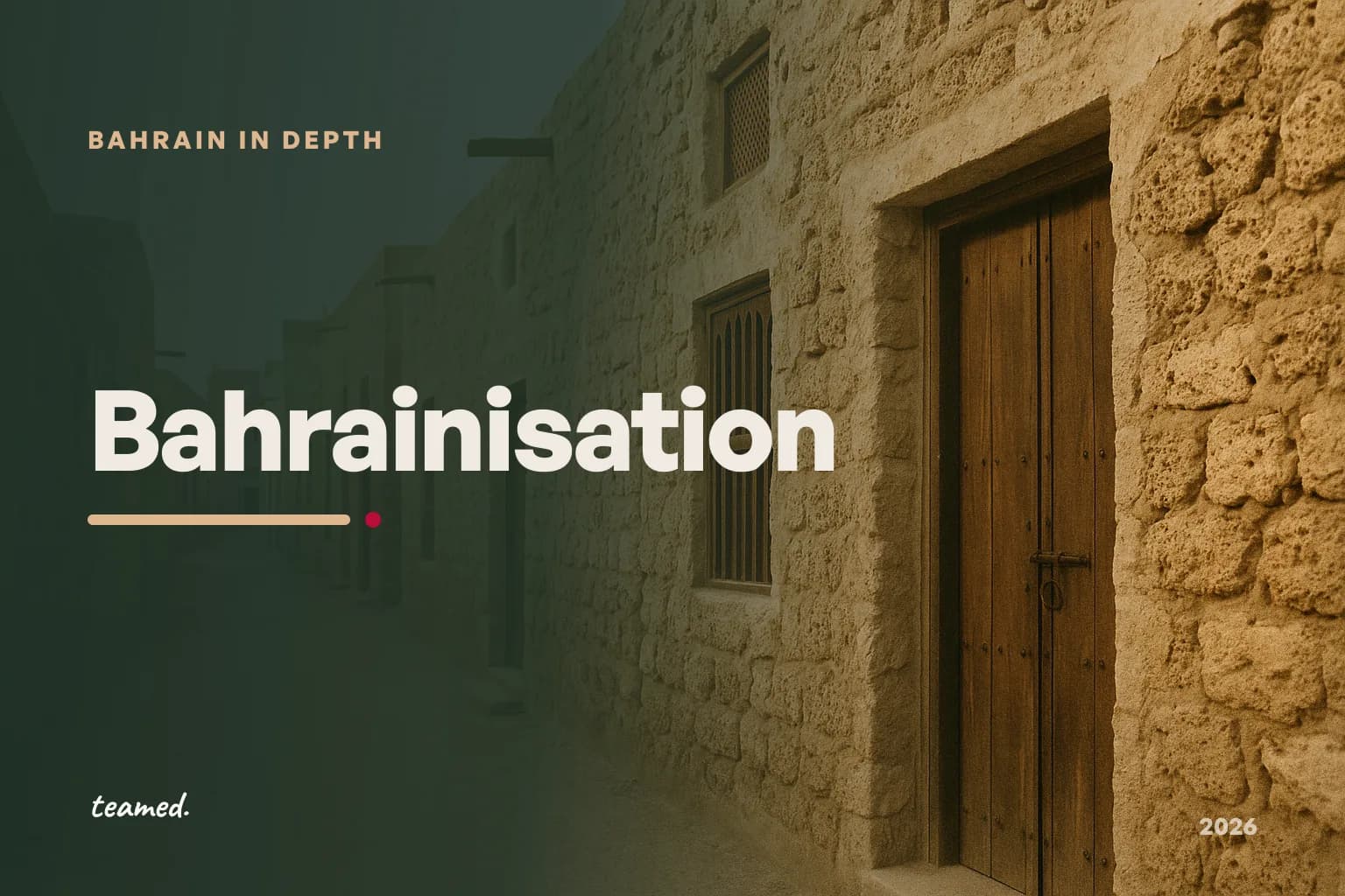 Bahrainisation: target rates, LMRA work permits and the parallel fee (2026)