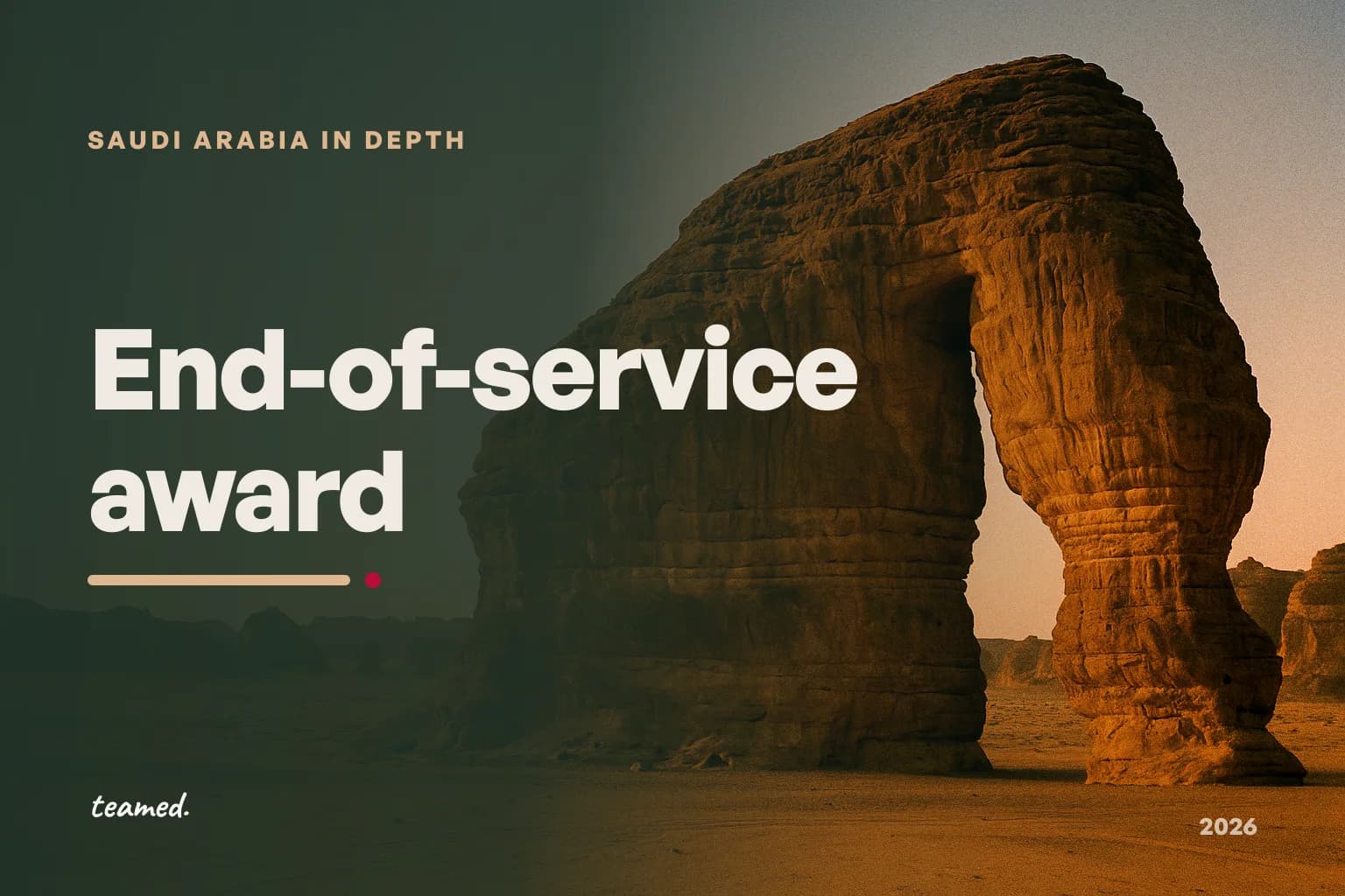 End-of-service award in Saudi Arabia