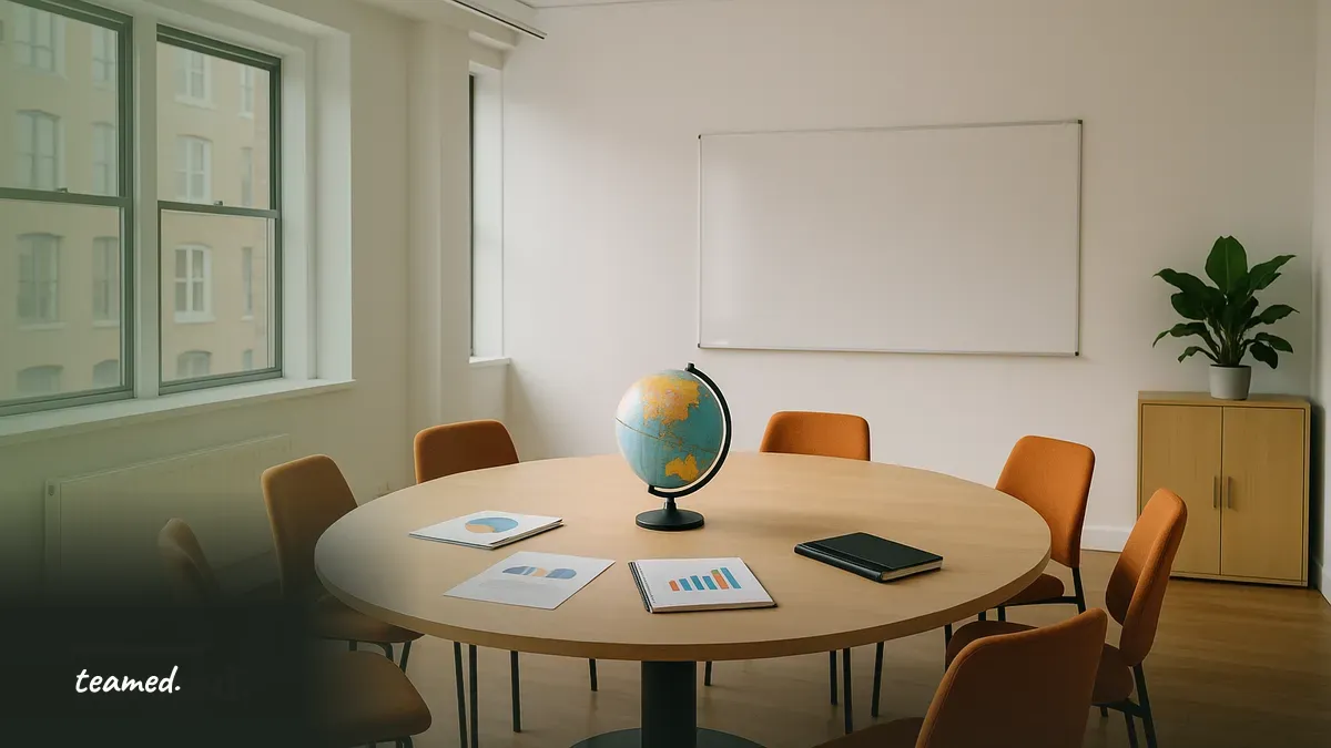 A modern office meeting room symbolizes the clarity needed for contractor and employee classification discussions.