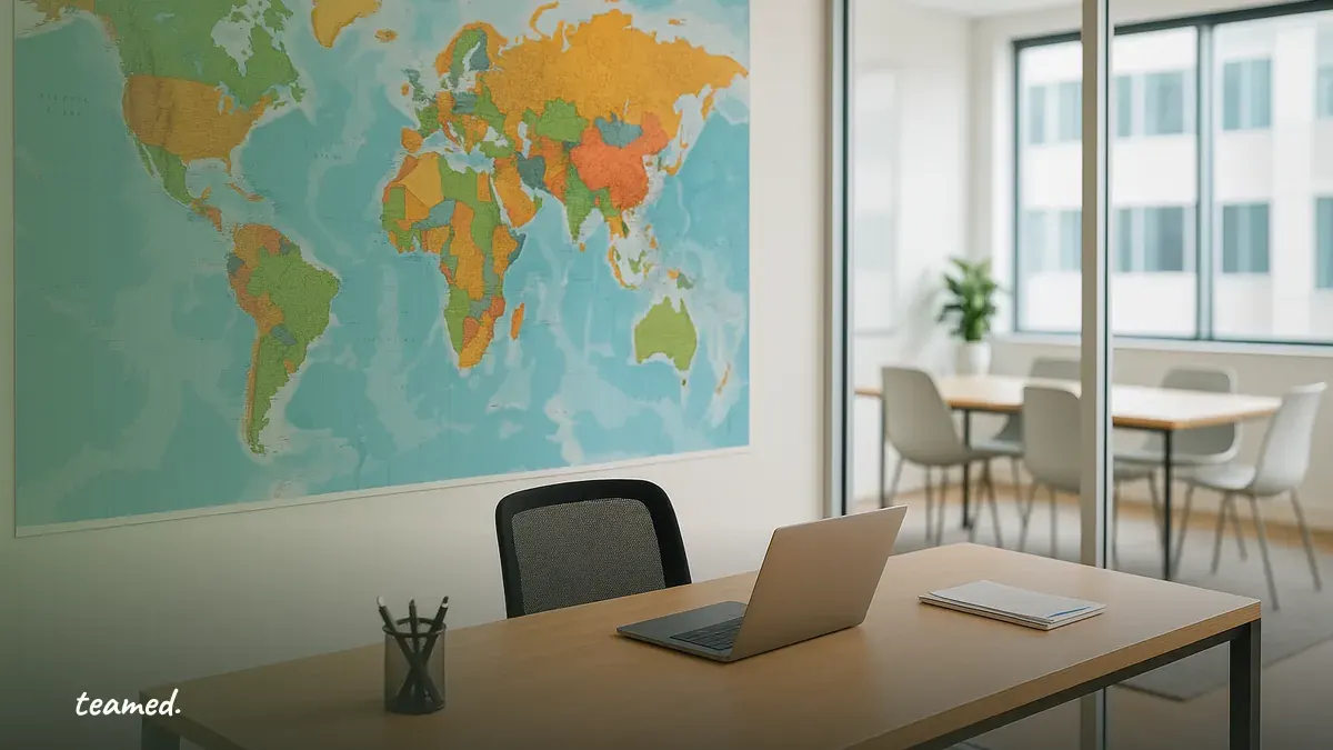 An organized workspace symbolizes the planning and compliance needed for global employment, relevant to the H-1B visa topic.