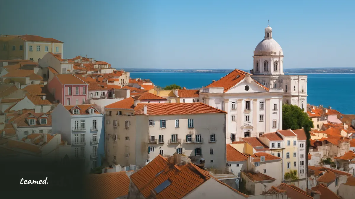 A vivid cityscape of Lisbon, reflecting the vibrant culture and employment landscape in Portugal.