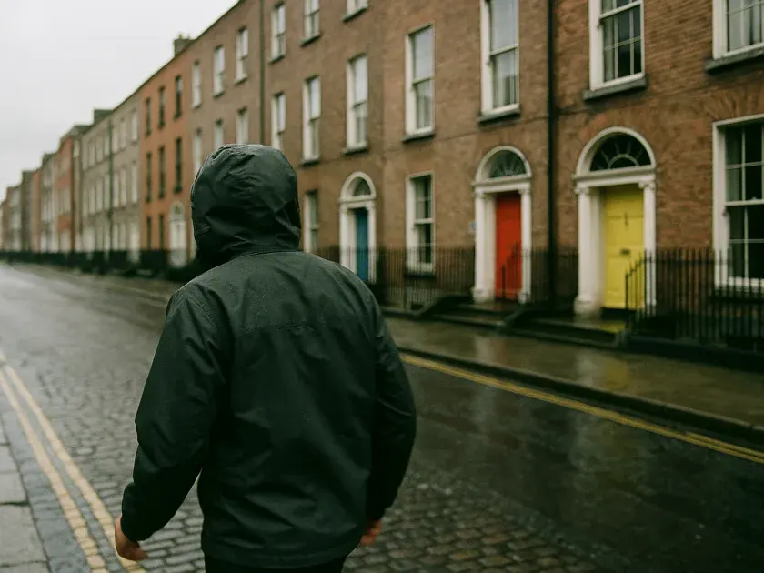 A traveller out in Ireland