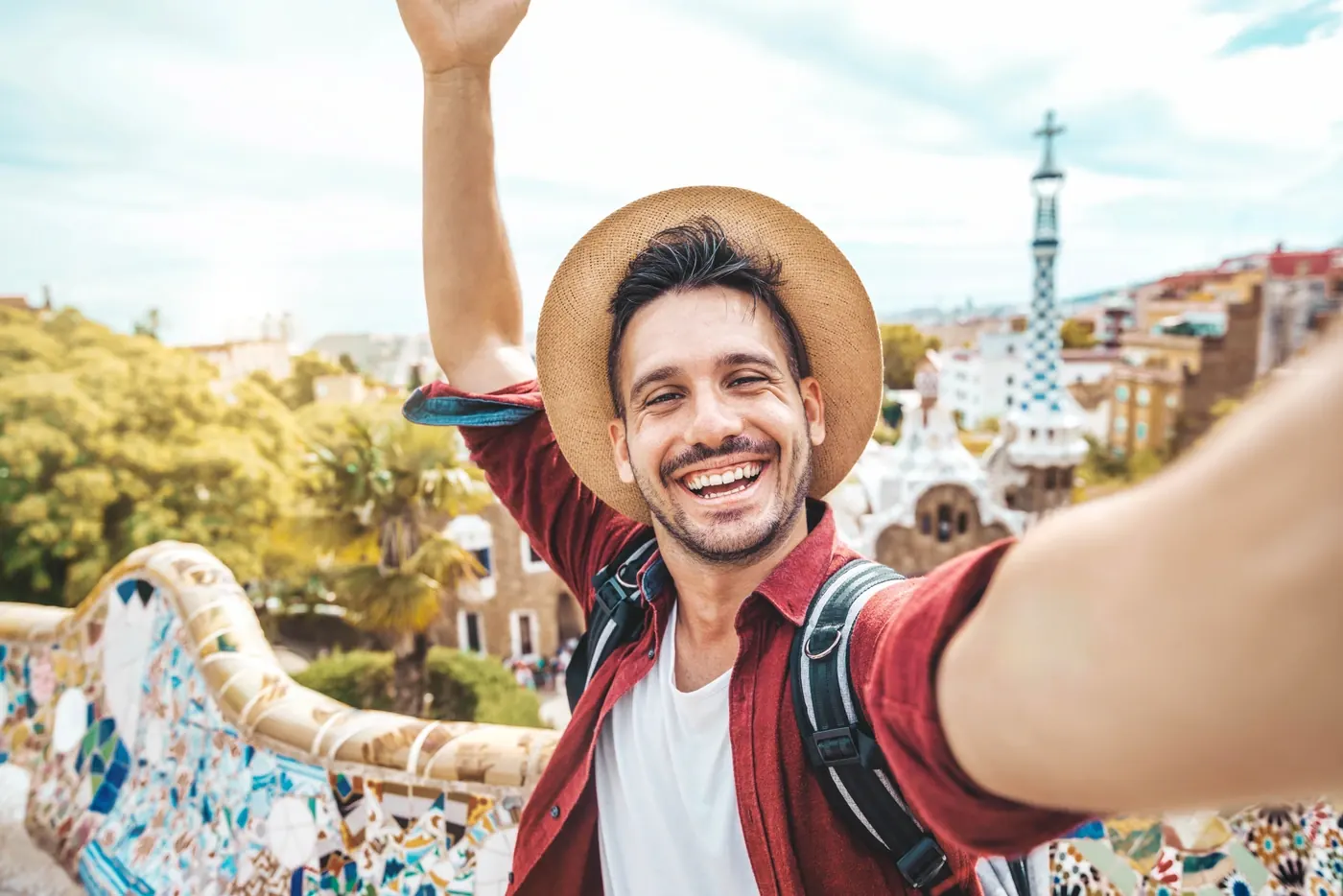 Traveler in Barcelona. A Spanish hire is roughly 30% on top of gross.