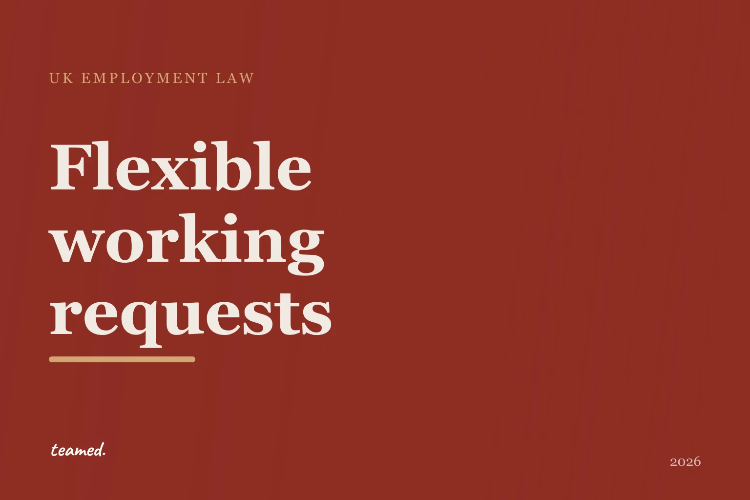 Flexible working requests
