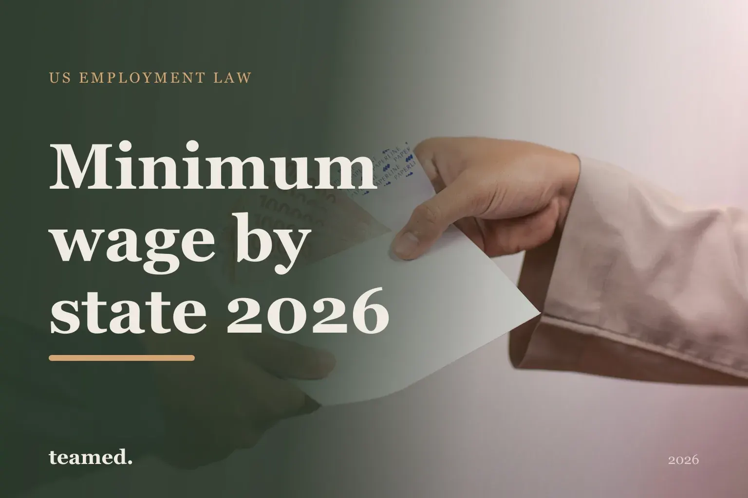 Minimum wage by state (2026): the full 50-state rate table