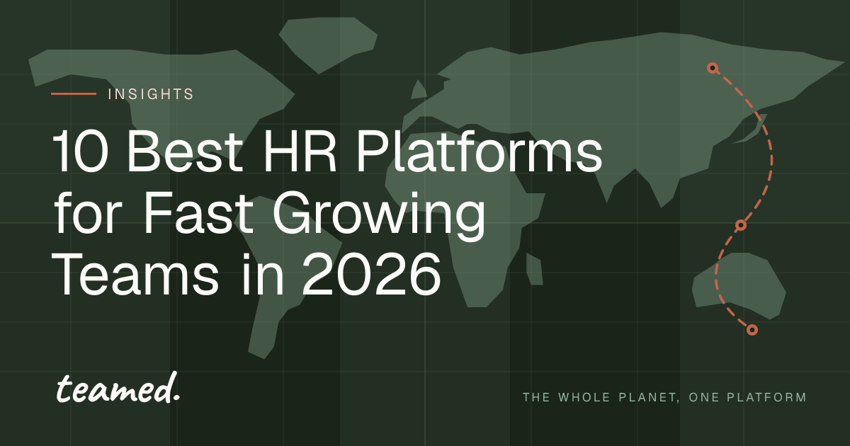 10 Best HR Platforms for Fast Growing Teams in 2026 | teamed.