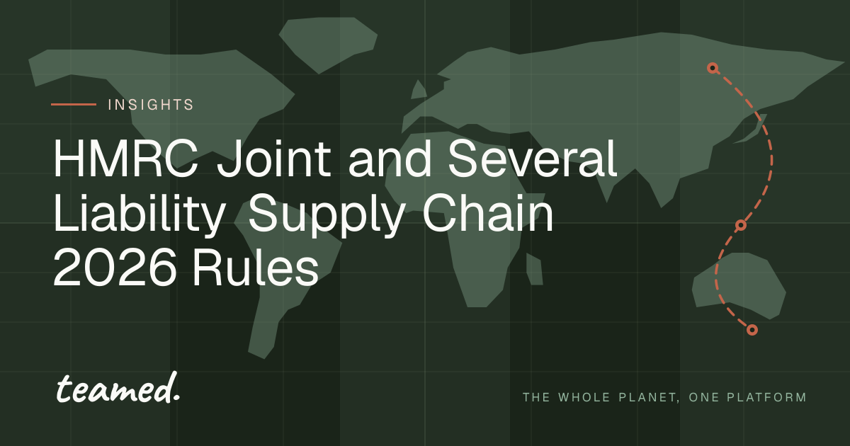 HMRC Joint and Several Liability Supply Chain 2026 Rules | teamed.