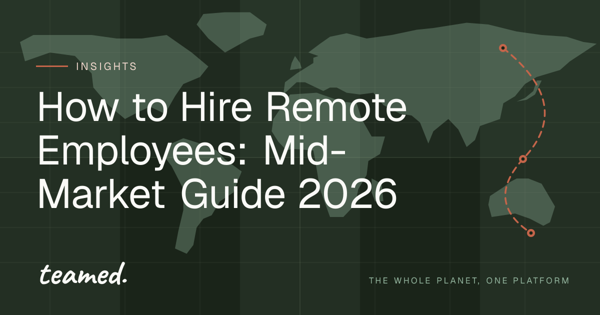 How to Hire Remote Employees: Mid-Market Guide 2026 | teamed.