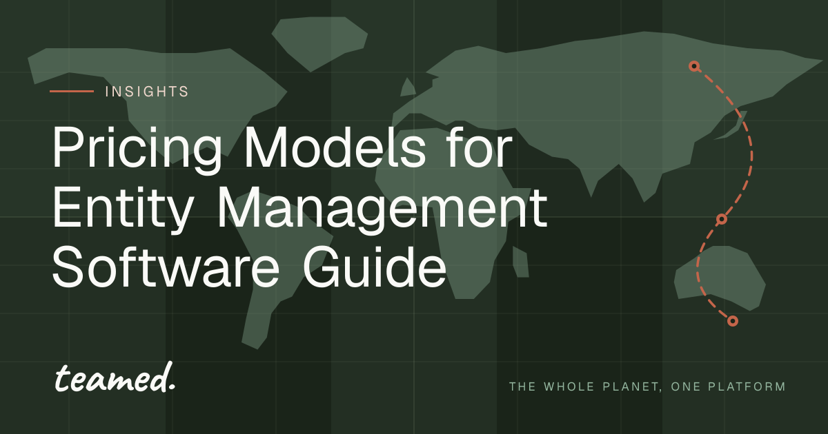 Pricing Models for Entity Management Software Guide | teamed.