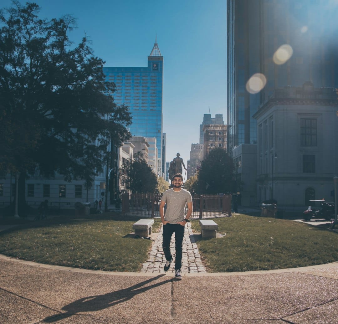 Downtown street scene, Raleigh, North Carolina