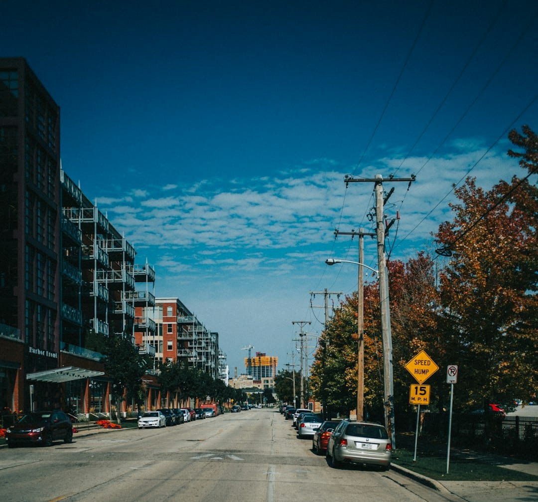 Downtown Milwaukee street scene, Wisconsin