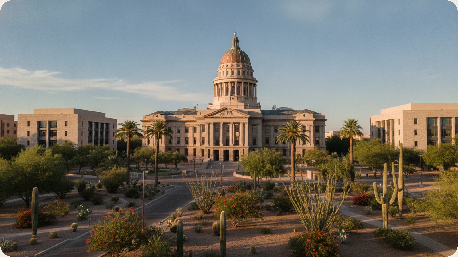 Arizona business district.