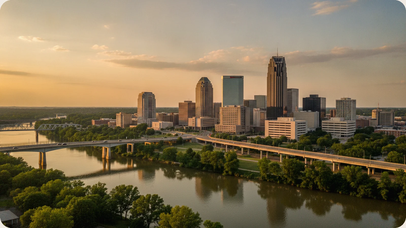 Arkansas business district.