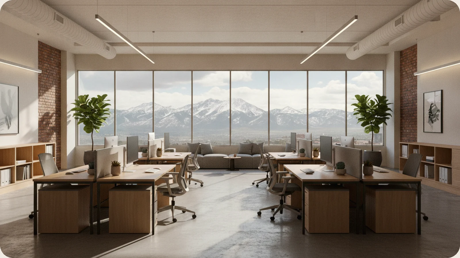 Colorado business district.