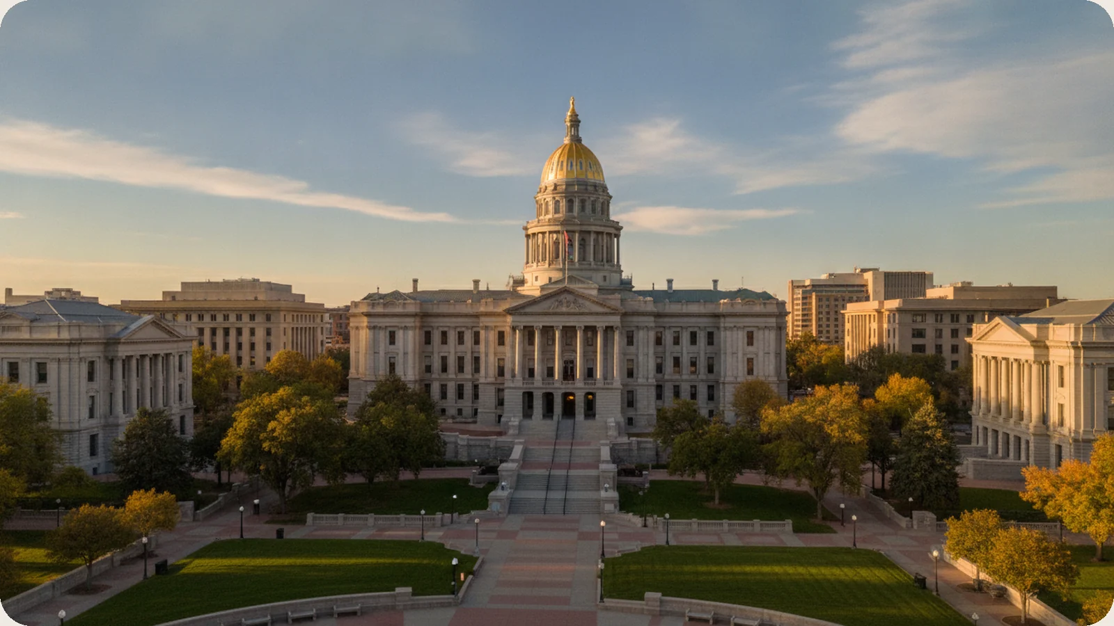Colorado business district.