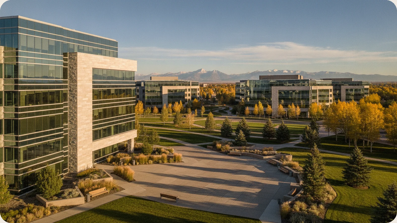 Colorado business district.