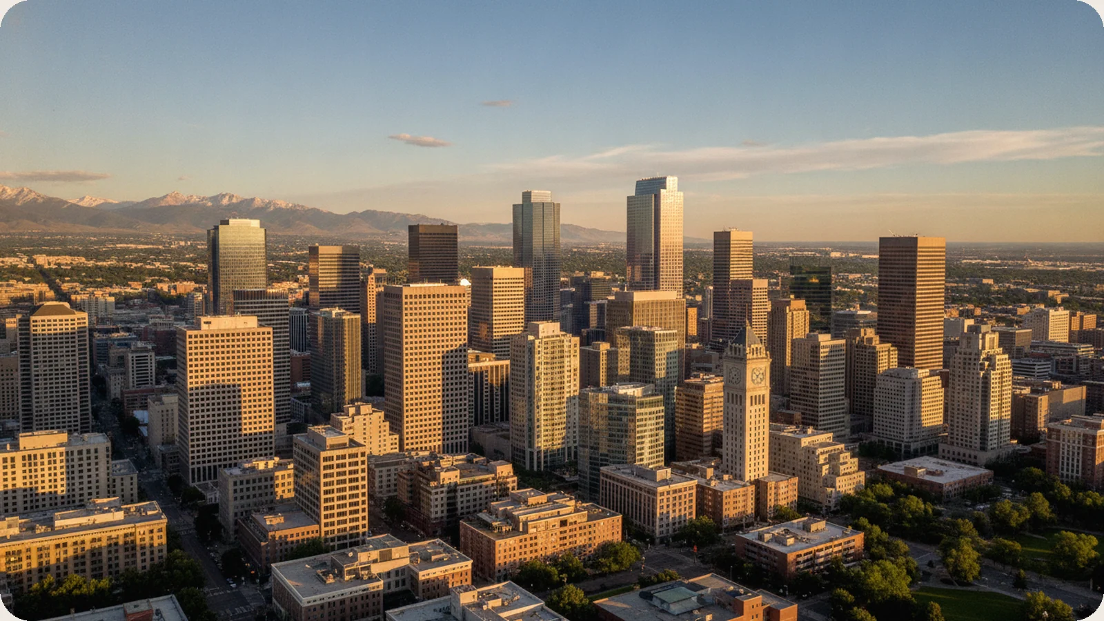 Colorado business district.