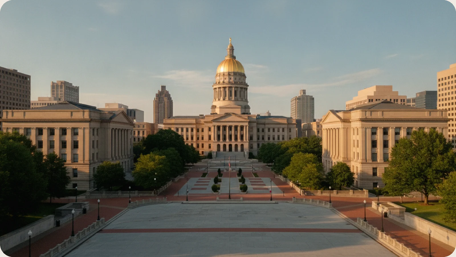Georgia business district.