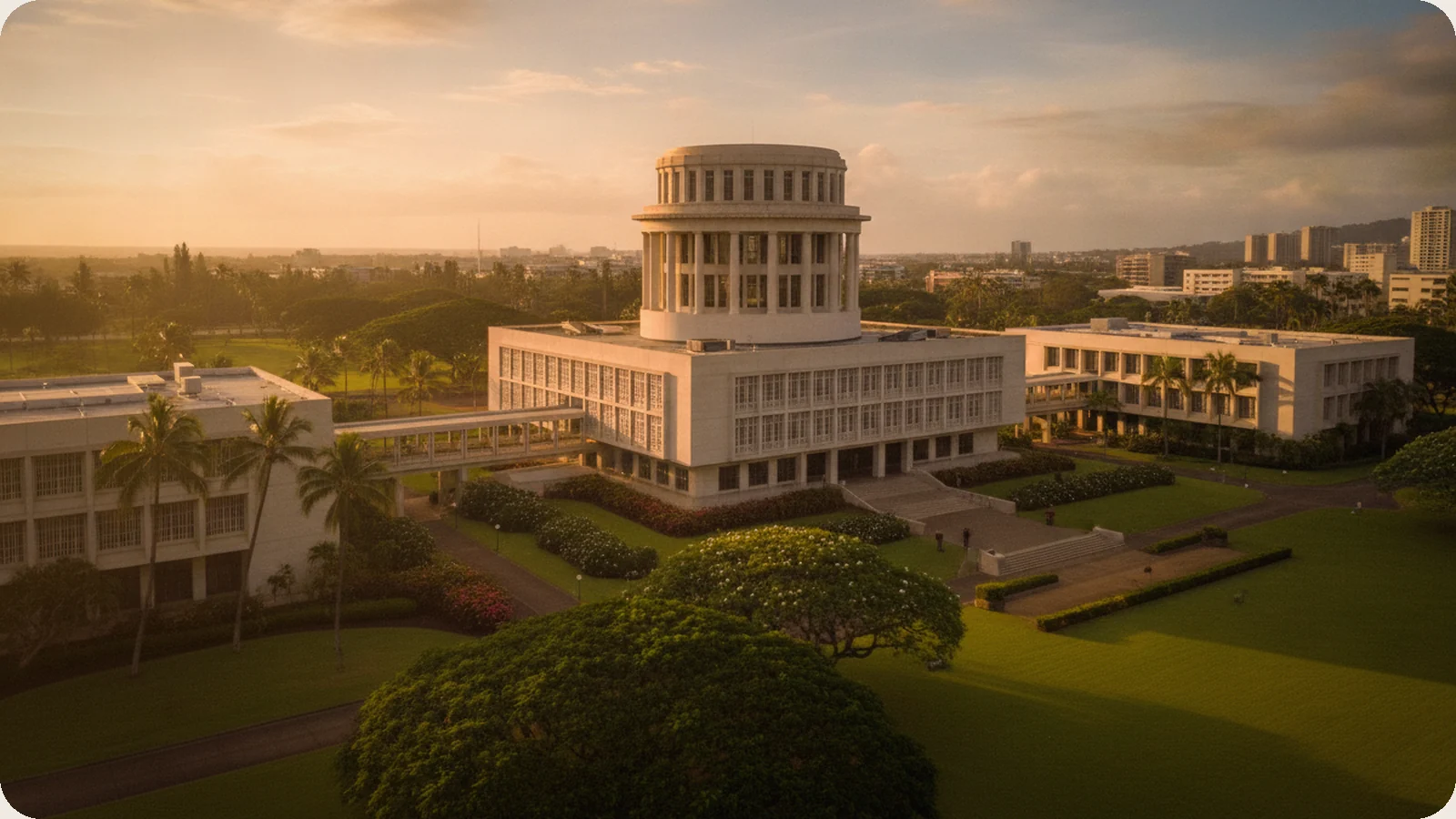 Hawaii business district.