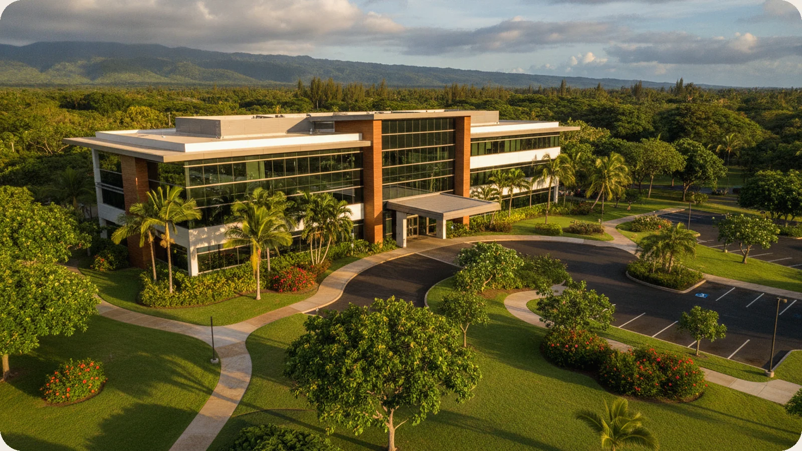 Hawaii business district.