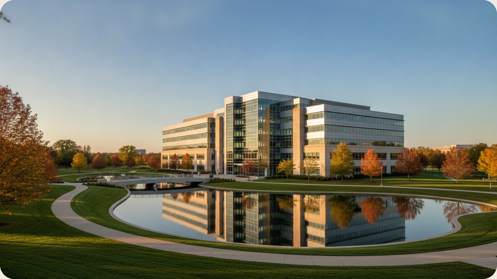 Indiana business district.