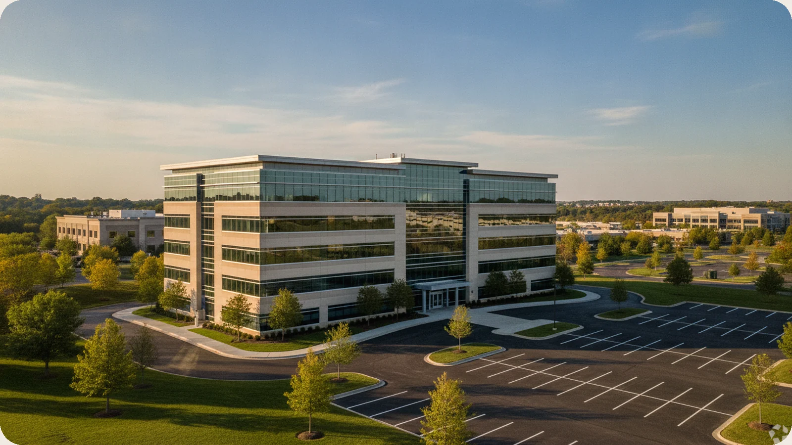 Iowa business district.