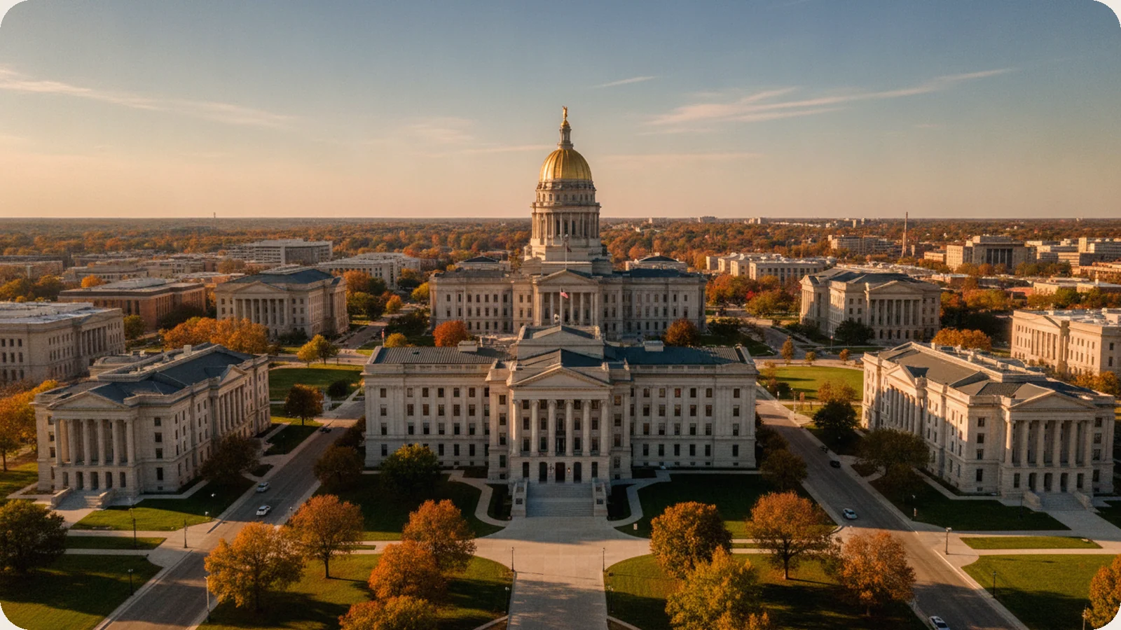Kansas business district.