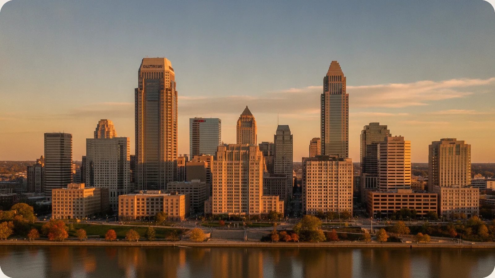 Kentucky business district.