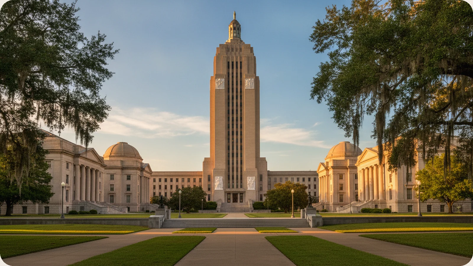 Louisiana business district.