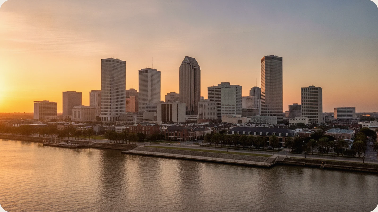 Louisiana business district.