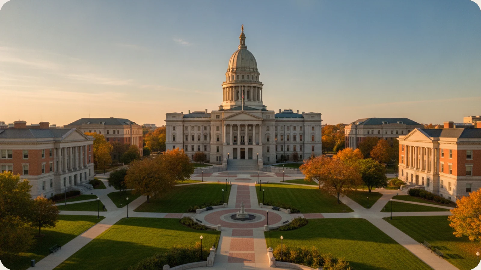 Michigan business district.