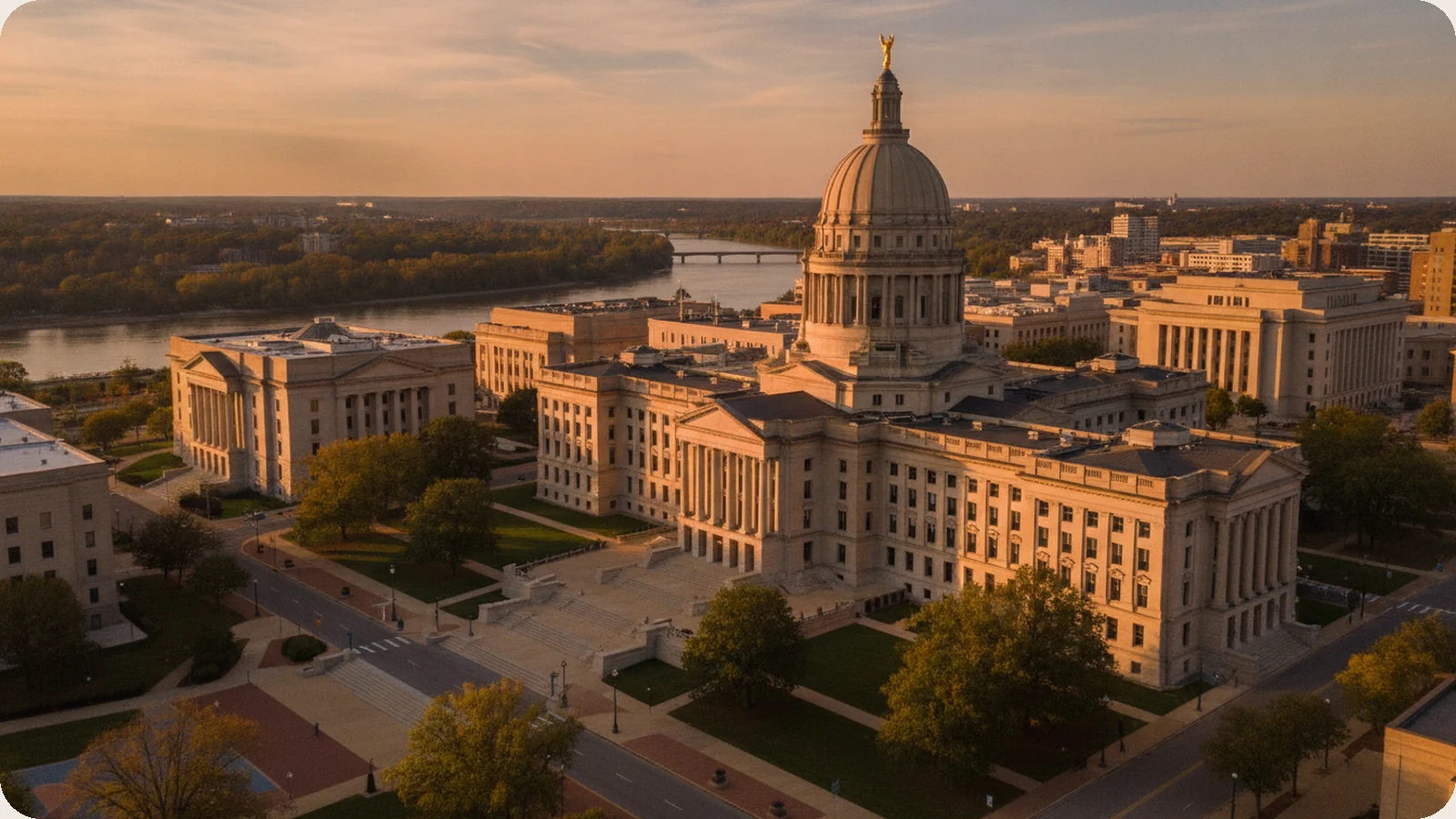 Missouri business district.