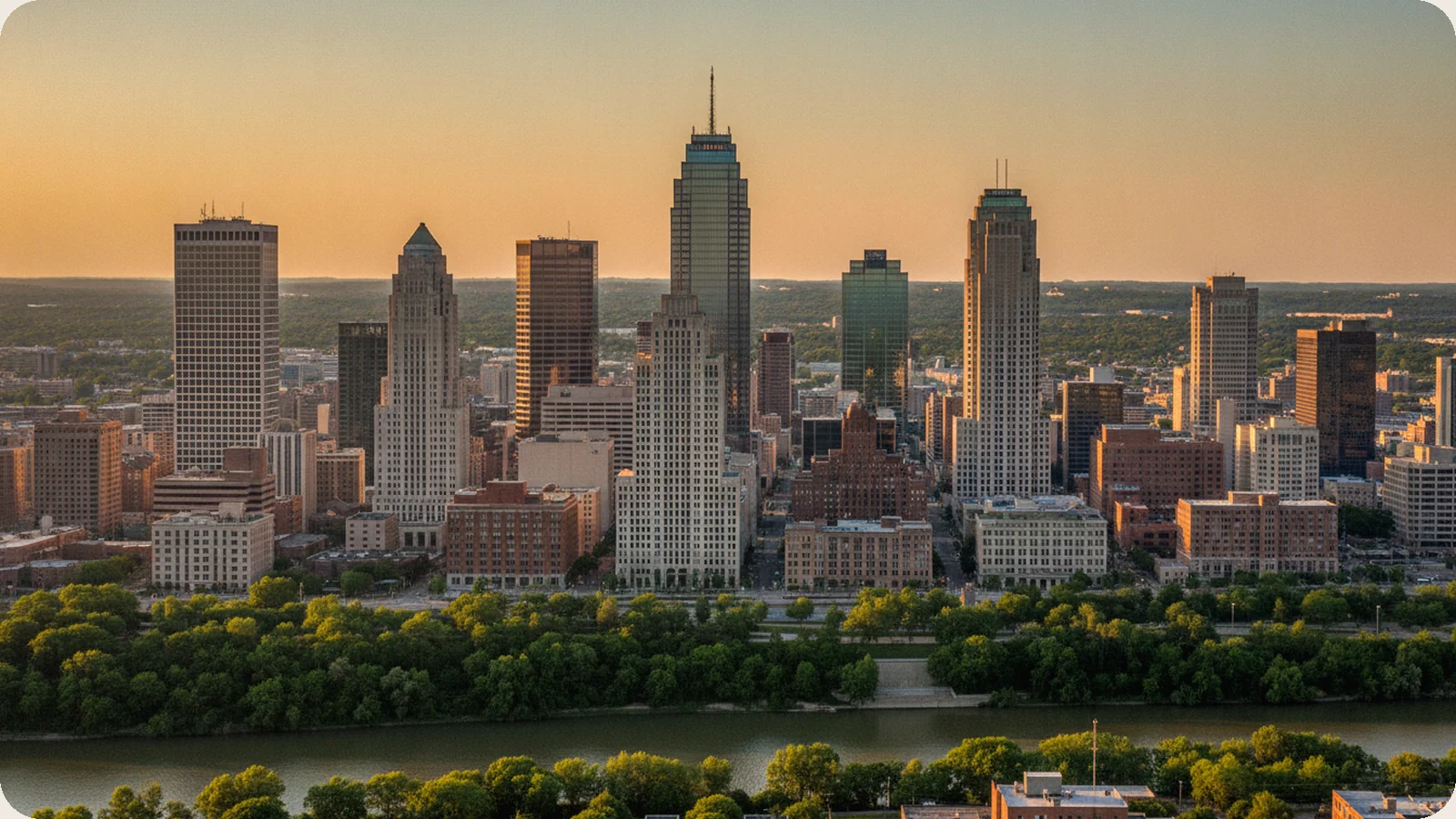 Missouri business district.