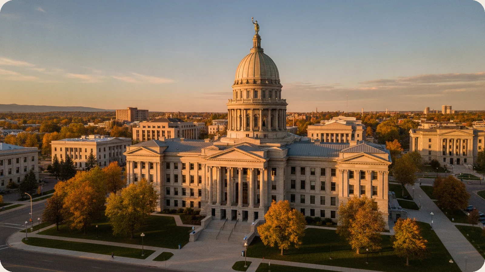Montana business district.
